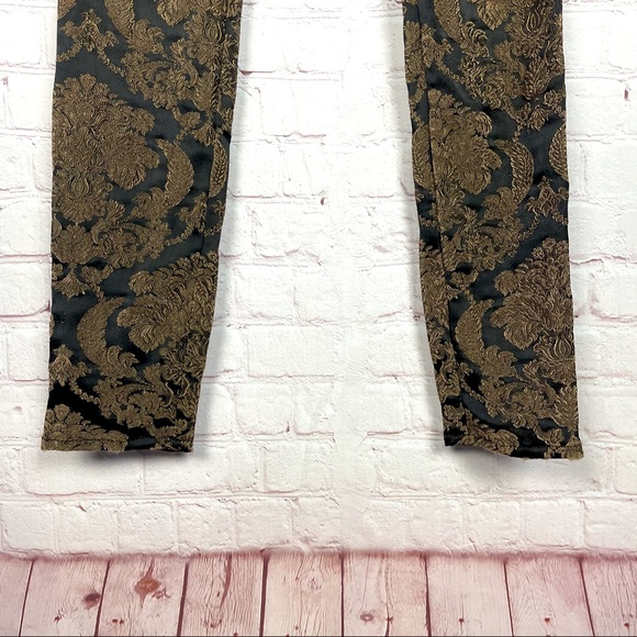 7 For All Mankind Skinny Feathered Jacquard Pant - Picture 4 of 12